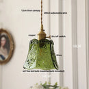 Vintage brass faceted led glass pendant light – kitchen kitchen