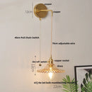 DecorBites™ Green Glass Knob Switch LED Wall Lights for Kitchen, Bedroom, Living Room