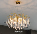 DecorBites™ Gold LED Branch Chandelier for Living Room, Bedroom, Hotel - Modern Luxury Aluminum Pendant Light