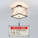 DecorBites™ Lotus Chinese Chandelier Ceiling Lamp Simple Corridor Painting LED Lighting