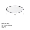 Modern white and black dimmable led ceiling light for living room