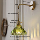 DecorBites™ LED Wall Lights Modern Nordic Pull Chain Glass Bedroom Lamp