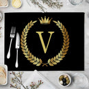 DecorBites™ Kitchen Table Mats Set of 4, 42*32cm, Cotton Linen Coasters for Dining Home Decor