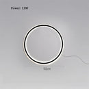 DecorBites™ Designer Ring LED Wall Light: Minimalist Nordic Decor Lamp for Living Room Atmosphere.