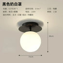 DecorBites™ Gold Ball Glass Ceiling Lamp: Modern Nordic Living Room Lights for Loft Decor