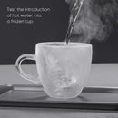 DecorBites™ Heart-Shaped Glass Coffee Cup - Double Bottom Glass Mug for Drinks