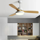 DecorBites™ 42/52 Inch White Black 3 Blade Copper Motor Ceiling Fan Light Remote