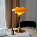 DecorBites™ Glass Desk Lamp: Modern Danish Design for Living Room, Study, or Hotel Bedside