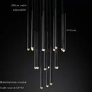 DecorBites™ Crystal Water Drop Ceiling Chandelier for Classic Living Room Decor