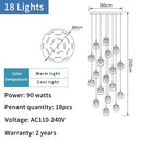 DecorBites™ Gold Crystal Staircase Chandelier | Luxury Indoor Lighting Fixtures