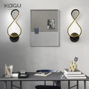 DecorBites™ LED Wall Lamps Modern Minimalist Bedroom Living Room Lighting Black White