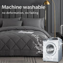 DecorBites™ Cozy Quilt Set: Soft & Breathable Queen/King Size Comforter with Duvet & Pillowcase