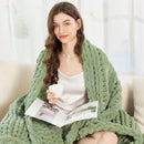 DecorBites™ Cozy Autumn Fleece Blanket | Double-Sided Warm Flannel | Durable & Soft
