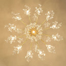 DecorBites™ Elegant Black Crystal Chandelier for Living Dining Bedroom Kitchen