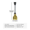 DecorBites™ Electric Telescopic Food Heat Lamp for Kitchen Fixtures & Restaurants
