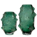 DecorBites™ Green Sea Cucumber Glass Vase Terrarium for Home Decoration