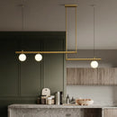 DecorBites™ LED Linear Hanging Lamp for Home Modern Minimalist Living Room Chandelier