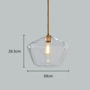 DecorBites™ Glass Chandelier: Amber Pendant Lights for Dining, Living Room, Bedroom, Hotel, Cafe