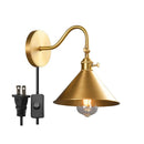 DecorBites™ Adjustable Copper Wall Sconce Edison Lamp LED - Modern Bedroom Bathroom Light