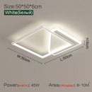 DecorBites™ Geometric LED Ceiling Lamp | Modern Nordic Bedroom Study Light