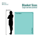 DecorBites™ Electric Heated Blanket Throw: 10 Temp Settings, Auto Shut Off, Machine Washable