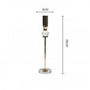 DecorBites™ Crystal Glass Candlestick Holder - Elegant Home Décor Accessory
