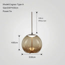 DecorBites™ Glass Knot Pendant Chandelier Light for Bedroom Kitchen Dining Room