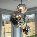 DecorBites™ Glass Lava Pendant Lights: Modern Nordic Loft LED Ceiling Hanging Lamp Fixture
