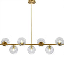 DecorBites™ Glass Ball Pendant Chandelier: Modern LED Ceiling Lamp, Nordic Style Home Lighting