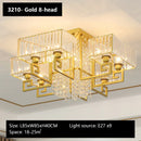 DecorBites™ Crystal Rectangular Ceiling Light for Living Room, Bedroom, and Dining Room