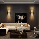 DecorBites™ Crystal Nordic LED Wall Lamps | Modern Corrugated Sconces for Home Decor