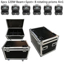DecorBites™ 120W LED Moving Head Light Beam Spot Wash Gobo 8 Face Roto Prism