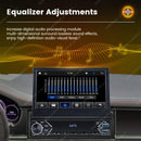 New Carplay Android Auto 1Din 7'' Retractable Universal Car Stereo Radio TouchScreen MP5 Player Intelligent Vehicle System BT FM