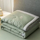 DecorBites™ Cooling Cotton Quilt with Washable Core for Single Bed in Dorm