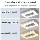 DecorBites™ LED Bladeless Ceiling Fan with Remote Control for Modern Living Room