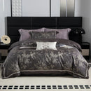 Beige and gold butterfly lyocell cotton bedding set bedroom