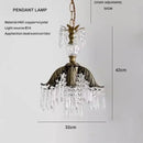 DecorBites™ Brass Pendant Chandelier for Retro Restaurant, Bedroom, Hallway
