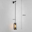 DecorBites™ Gold Glass Wall Lamp: Post-modern E14 Industrial Sconce for Home Decor