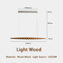 DecorBites™ LED Linear Pendant Lights for Kitchen Dining Living Room Office