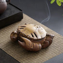 DecorBites™ Crab Ceramic Incense Burner Aromatherapy Diffuser Ash Plate Home Aroma Container
