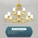 DecorBites™ Chinese Style Luxury Living Room Chandelier for Elegant Homes