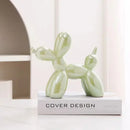 DecorBites™ Abstract Ceramic Balloon Dog Sculpture for Home Office Decor-Gift-Quality Study Room Statue