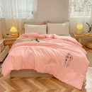 DecorBites™ Cotton Soya Fibre Filling Quilted Comforter Blanket - All Seasons Luxe Bedding