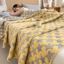 DecorBites™ Cotton Towel Blanket, Rural Printed Thin Quilt - Luxury Breathable Bedspread