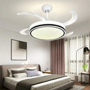 DecorBites™ LED Fan Lamp: Modern Invisible Ceiling Chandelier for Living Room, Bedroom & Dining Room