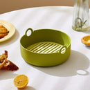 DecorBites™ Air Fryer Oven Baking Tray Chicken Basket Mat Silicone Pot Grill Pan