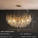 DecorBites™ Crystal Branch Pendant Light Chandelier Luxe LED Gold Droplight