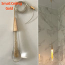 DecorBites™ Crystal Glass LED Pendant Lights for Restaurant, Bar, and Staircase