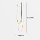 DecorBites™ Duplex Wabi Sabi Designer Villa Belt Living Room Chandelier Nordic Ceiling Light
