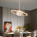 DecorBites™ Children'S Space Star Astronaut LED Pendant Lamp for Boys Room, Acrylic Indoor Decor